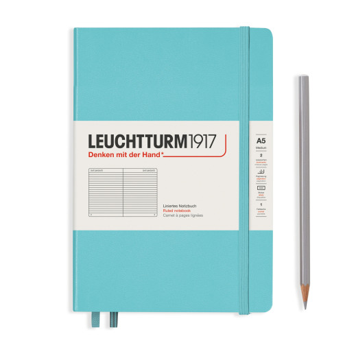 CAIET A5 DR COP. RIGIDA BLEU MARIN LEUCHTTURM