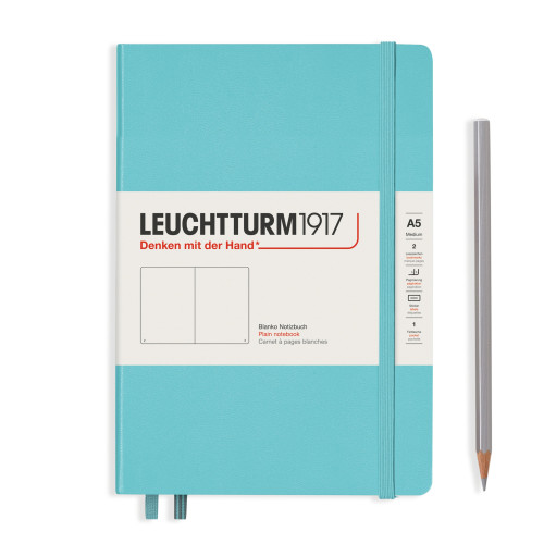 CAIET A5 VELIN COP. RIGIDA BLEU MARIN LEUCHTTURM