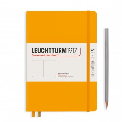 CAIET A5 VELIN COP. RIGIDA GALBEN MUSTAR LEUCHTTURM