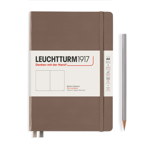 CAIET A5 VELIN COP. RIGIDA MARO LEUCHTTURM