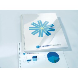 COPERTI PLASTIC A4 150 MICRONI TRANSPARENTE 100/TOP GBC