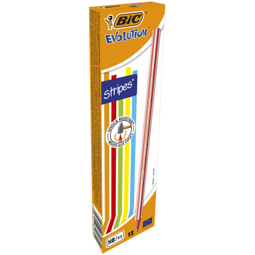CREION GRAFIT HB FARA GUMA EVOLUTION STRIPES 646 12/CUT BIC