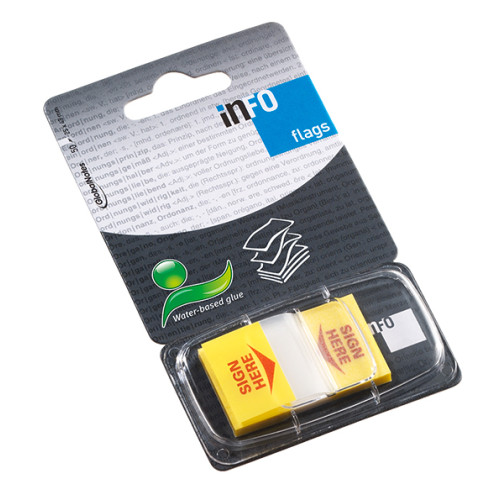INDEX PLASTIC 25*43 MM 