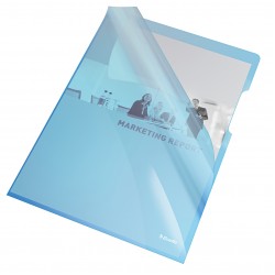 MAPA PROTECTIE A4 CRISTAL TIP L ALBASTRA 25/SET 150 MICRONI ESSE