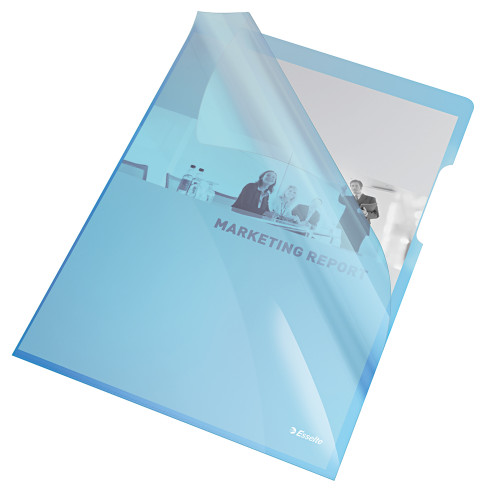 MAPA PROTECTIE A4 CRISTAL TIP L ALBASTRA 25/SET 150 MICRONI ESSE