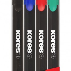 MARKER PERMANENT SET 4 1MM KORES