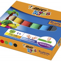 PLASTILINA 6 CULORI BIC