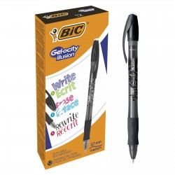ROLLER 0.7MM NEGRU GEL-OCITY ILLUSION BIC