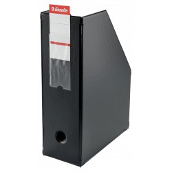 SUPORT DOCUMENTE PLASTIC NEGRU 10CM PLIABIL ESSELTE