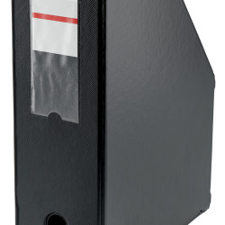 SUPORT DOCUMENTE PLASTIC NEGRU 10CM PLIABIL ESSELTE