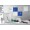 TABLA MAGNETICA STICLA 45*45 CM ALBASTRA+ACCESORII DIAMOND NOBO