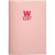 CAIET A4 60F AR ROZ PASTEL COPERTA PP 300 MICRONI PIGNA