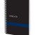 CAIET SPIRA A4 120F AR 70G COPERTA PP ALBASTRU UNIBLACK PIGNA
