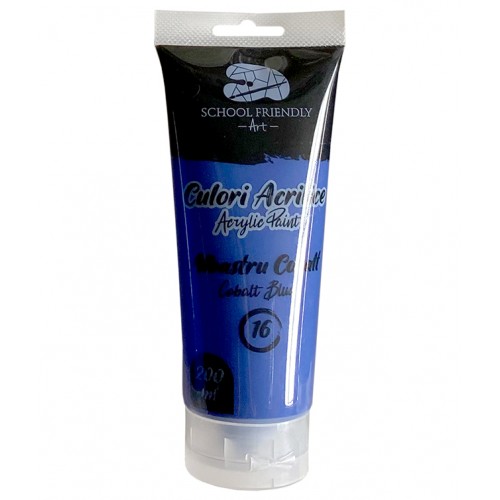 CULORI ACRILICE 200ML ALBASTRU COBALT PREMIUM SF ART PIGNA