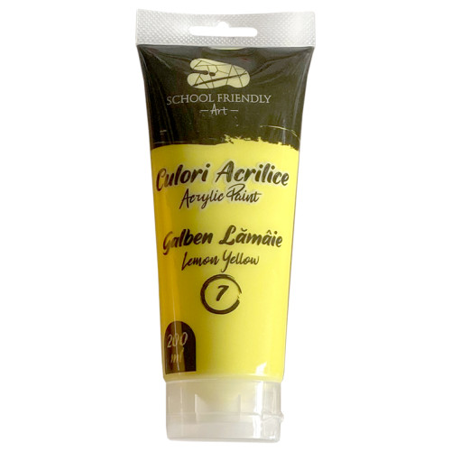 CULORI ACRILICE 200ML GALBEN LAMAIE PREMIUM SF ART PIGNA