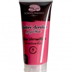 CULORI ACRILICE 200ML ROSU VERMILLION PREMIUM SF ART PIGNA