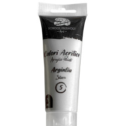 CULORI ACRILICE 75ML ARGINTIU PREMIUM SF ART PIGNA