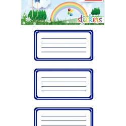 ETICHETE SCOLARE 12/SET 5001 TANEX