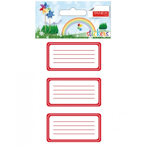 ETICHETE SCOLARE 12/SET 5002 TANEX