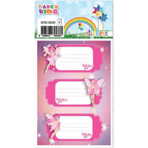 ETICHETE SCOLARE 9/SET ZANE 6039 TANEX