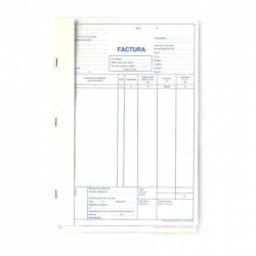 FACTURA A4 3 EXEMPLARE AUTOCOPIATIVA GOLD