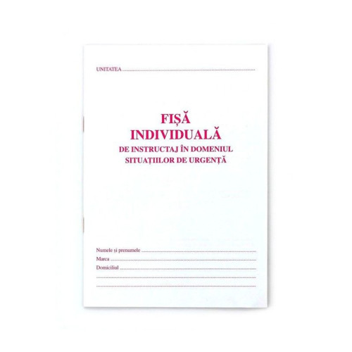 FISA INDIVIDUALA PSI (ISU)