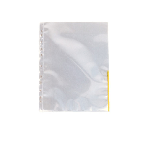 FOLIE PROTECTIE A4 MARGINE GALBENA 105 MICRONI (BUCATA) ESSELTE