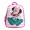GHIOZDAN GRADINITA MINI MINNIE ROZ-VERDE PIGNA