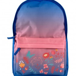 GHIOZDAN SCS TEENS PINK FLOWER COMPARTIMENT CU BUZUNAR 42H X 30 X 14CM CAPTUSEALA 2 FERMOARE PIGNA