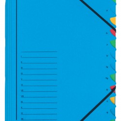 MAPA CARTON CU ELASTIC 12 SEPARATOARE FASHION LEITZ