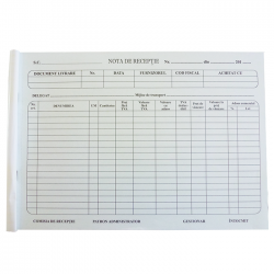 NOTA RECEPTIE MODEL VECHI AUTOCOPIATIVA