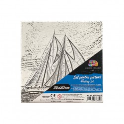 PANZA PREDESENATA PE SASIU 20*20CM BARCA SF ART PIGNA