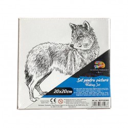 PANZA PREDESENATA PE SASIU 20*20CM LUP SF ART PIGNA