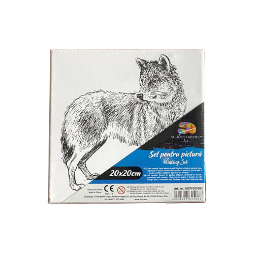 PANZA PREDESENATA PE SASIU 20*20CM LUP SF ART PIGNA