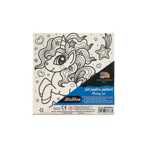 PANZA PREDESENATA PE SASIU 20*20CM UNICORN SF ART PIGNA