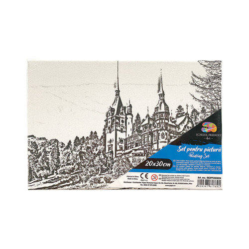 PANZA PREDESENATA PE SASIU 20*30CM CASTEL SF ART PIGNA