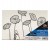 PANZA PREDESENATA PE SASIU 20*30CM FLORI 2 SF ART PIGNA