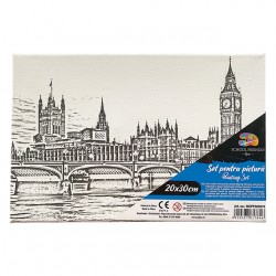 PANZA PREDESENATA PE SASIU 20*30CM LONDON SF ART PIGNA