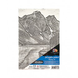 PANZA PREDESENATA PE SASIU 20*30CM PEISAJ 5 SF ART PIGNA