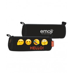 PENAR ETUI TUBULAR EMOJI CLASSIC NEGRU PIGNA