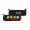 PENAR ETUI TUBULAR EMOJI CLASSIC NEGRU PIGNA