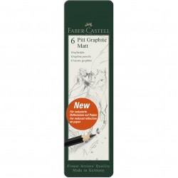 SET 6 BUC CREION GRAFIT MAT PITT FABER-CASTELL