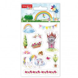 STICKER UNICORN 2/SET TANEX