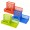 SUPORT BIROU 3 COMPARTIMENTE MESH COLOR DELI