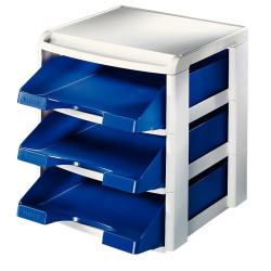 TAVITE SUPRAPOZABILE 3/SET SUPORT PLASTIC ALBASTRE LEITZ