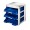 TAVITE SUPRAPOZABILE 3/SET SUPORT PLASTIC ALBASTRE LEITZ