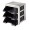 TAVITE SUPRAPOZABILE 3/SET SUPORT PLASTIC NEGRE LEITZ