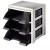 TAVITE SUPRAPOZABILE 3/SET SUPORT PLASTIC NEGRE LEITZ