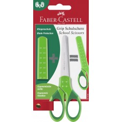 FOARFECA SCOLARA CU PROTECTIE GRIP VERNIL FABER-CASTELL