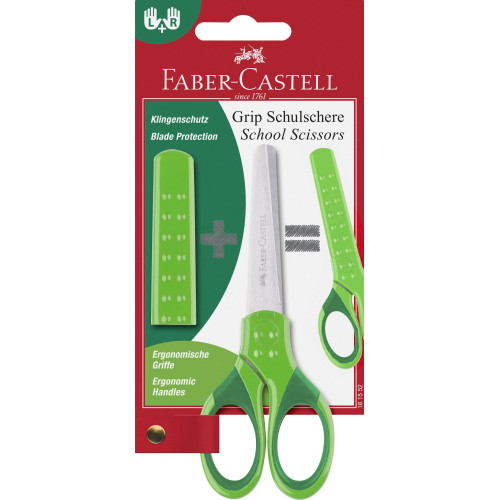 FOARFECA SCOLARA CU PROTECTIE GRIP VERNIL FABER-CASTELL